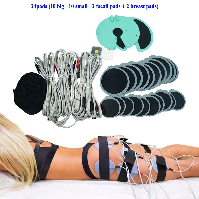 Au-800SA Standing 2 in 1 Russian Waves Electro Muscle Stimulator with Turbo G5 Massage Machine