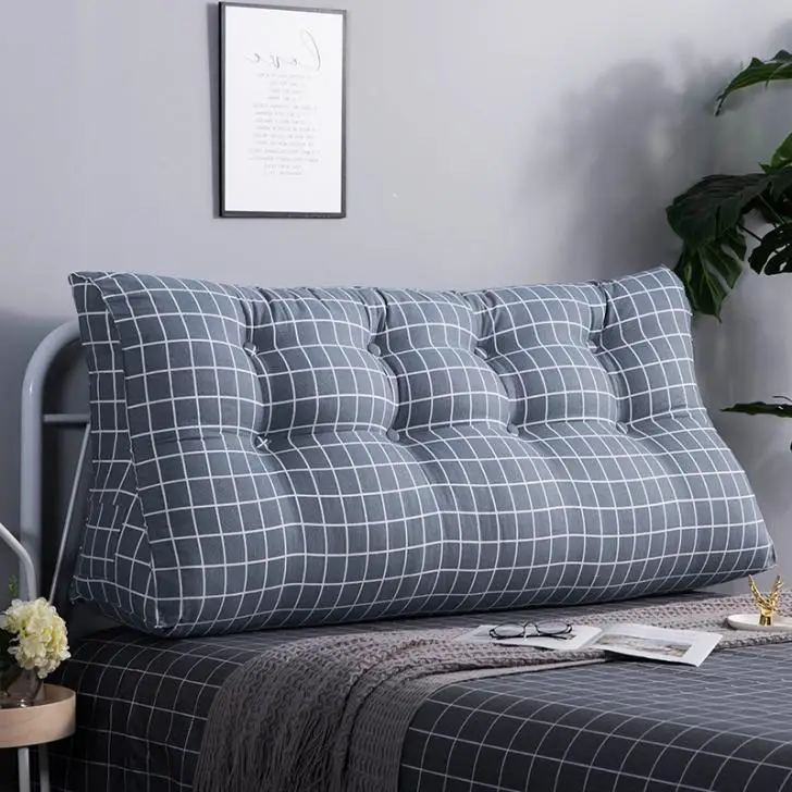 Подушка для спины, длинная плюшевая подушка для кресла-качалки, большая подушка с принтом