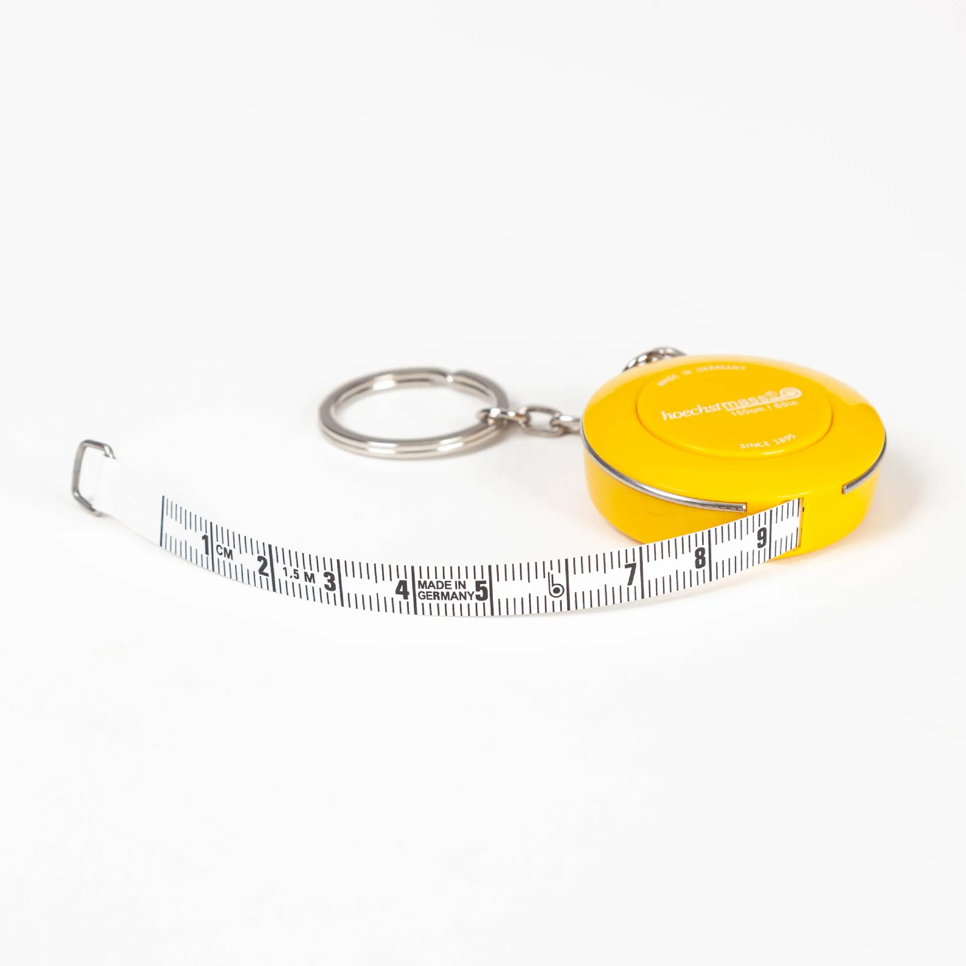 German Quality Retractable Mini Round Tape measure Keychain 1.5m 60 inch double scales tape printing Measuring Tools
