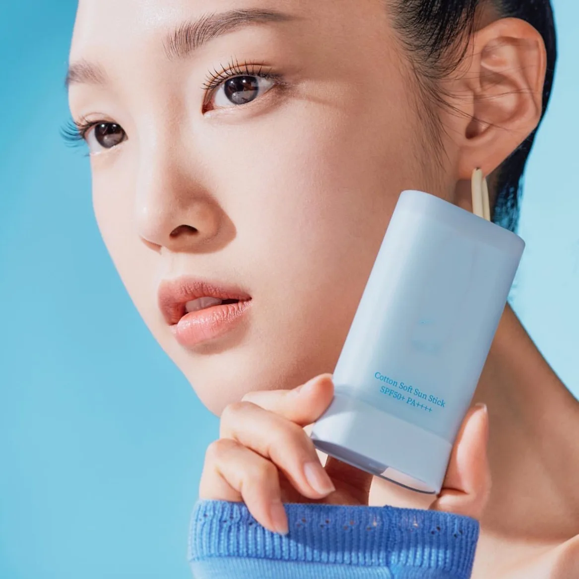 Cotton Soft Water Essence Sunscreen Stick SPF50 Oil Control Sunscreen Take Care Of Sun Protection