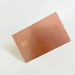 China Factory Price Metal Blank Bank Card with chip slot Magnetic stripe transfer visa credit card