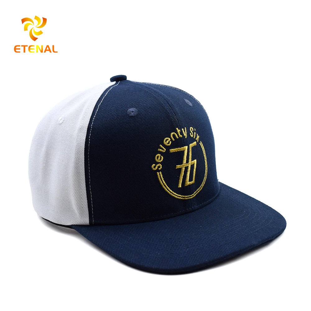 Custom flat bill trucker hat snapback