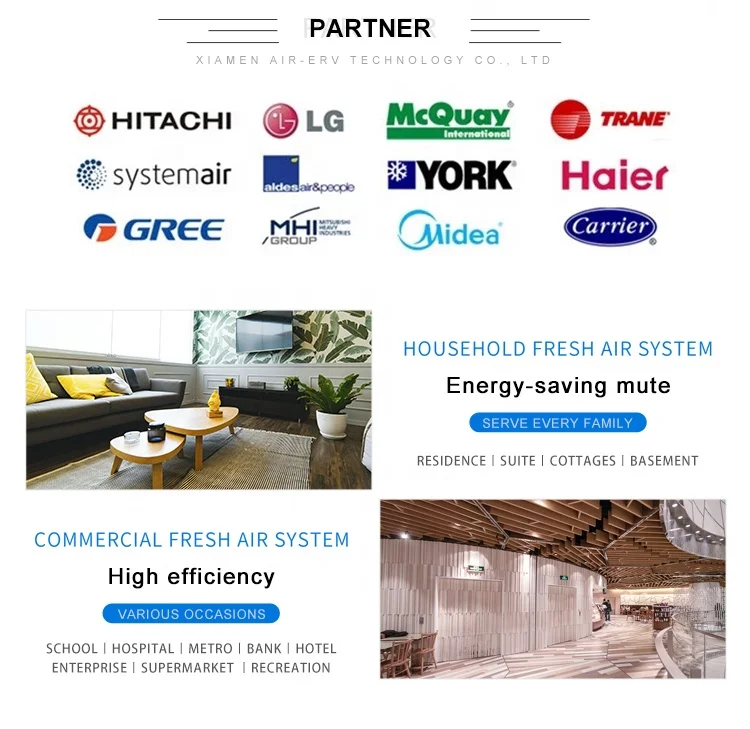 air to air conditioning floor heating home ventilation air handling unit