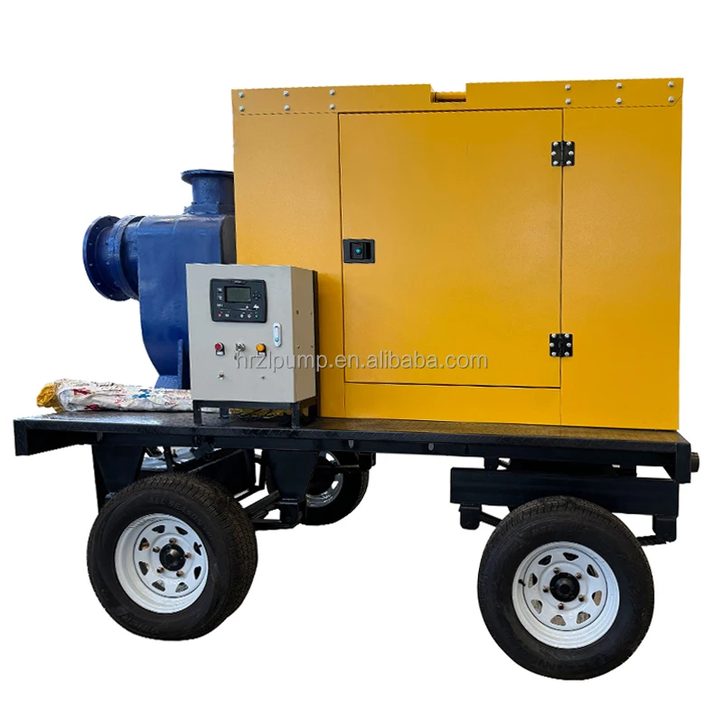 Movable 3 inch to 32 inch Diesel Pumps Self Priming Centrifugal Water Pump Trucks Drainage pump truck
