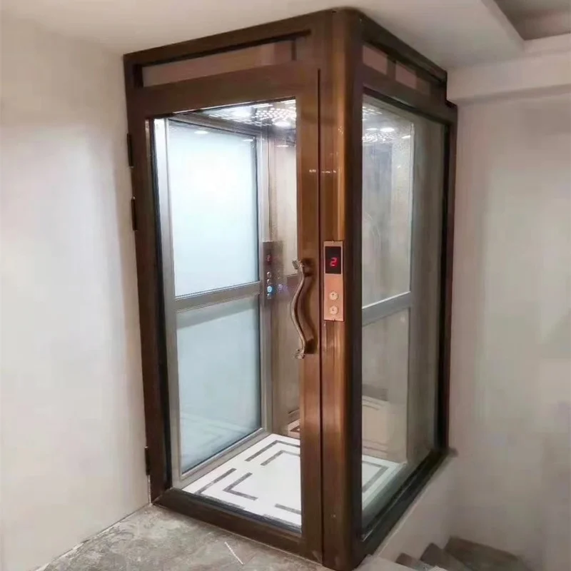 Cheap hydraulic home elevator for two floors three floors two stories elevator residential elevator lift max height 11m