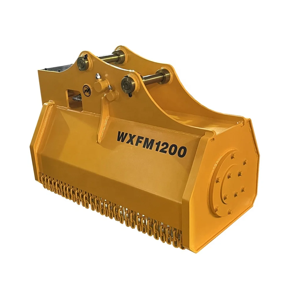 5-8T Excavator Drum Forestry Mulcher