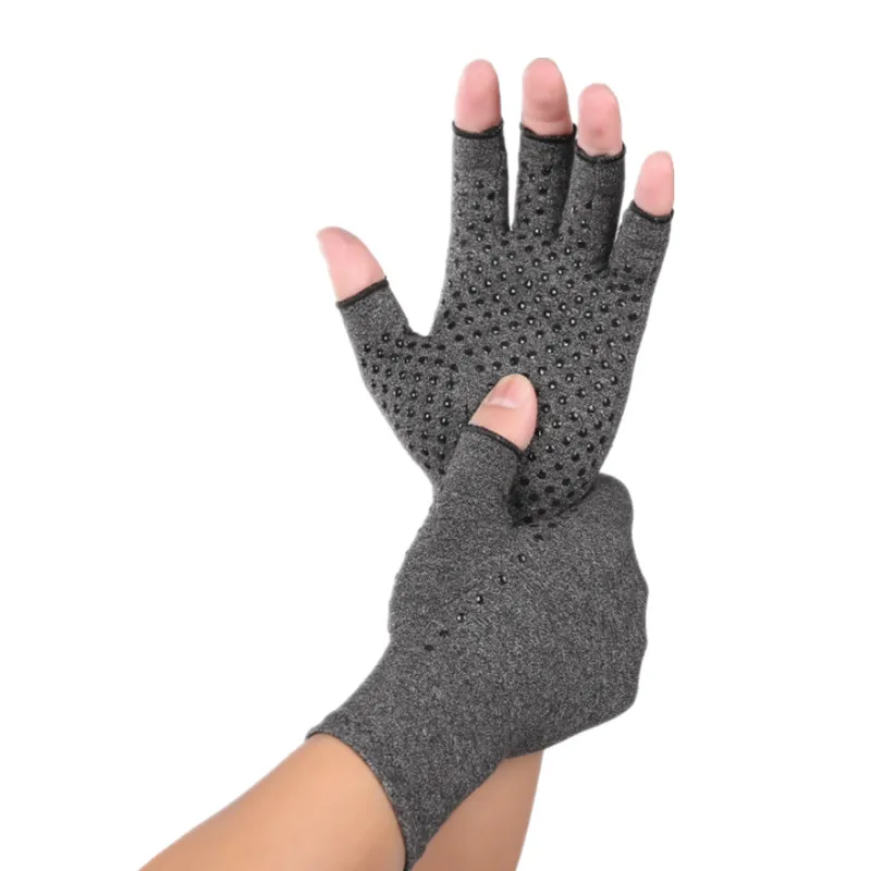 
Hot Selling half finger Compression guantes de Arthritis Gloves for pain relief 