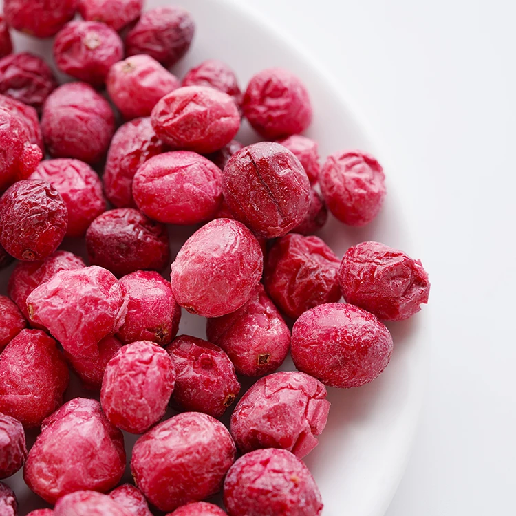
Top Quality 100% Natural Crispy Freeze Dried Cranberry Freeze Dried Food 