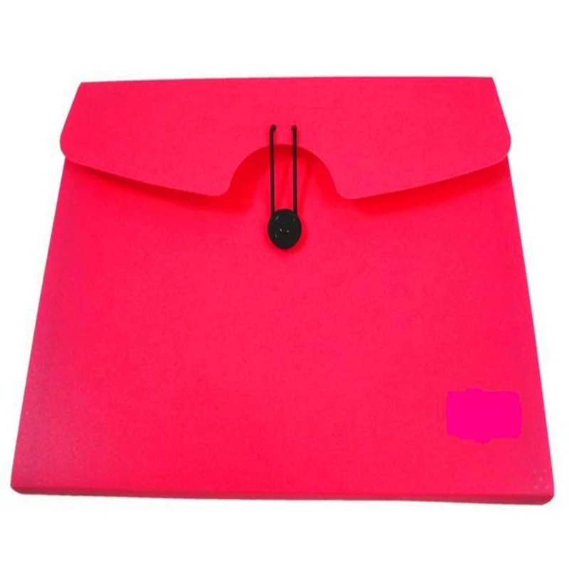 
Cheque Size PP Poly Expanding 6 Pockets Office Plastic Folder With Elastic Closure 