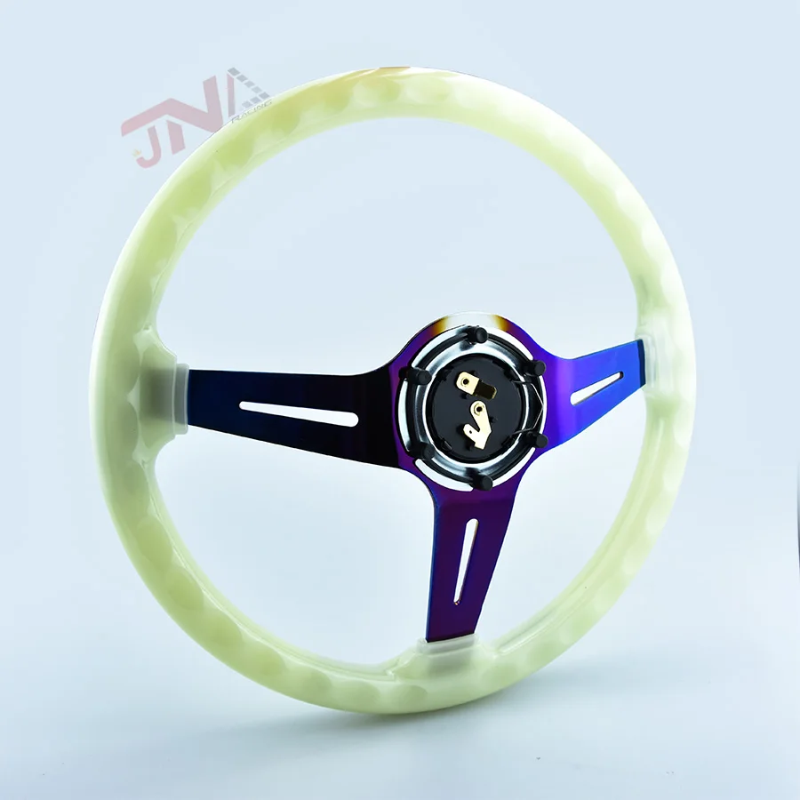Luminescent Fashion Steering Wheels Wholesale Luxury Spoke Glow Racing Car Steering Wheel