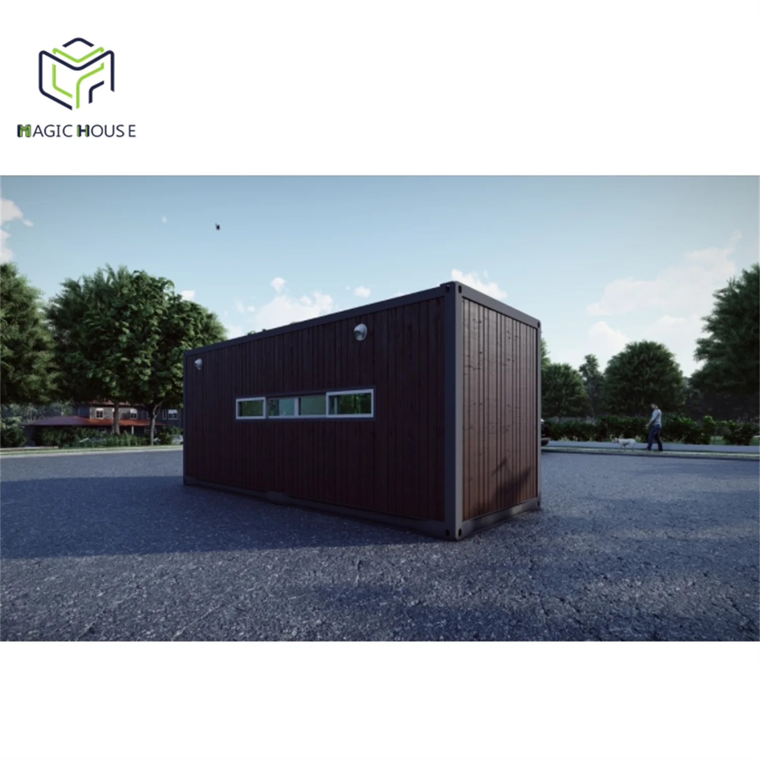 20ft modular design prefab container house home kitchen Custom Made Movable Bar Cafe Store