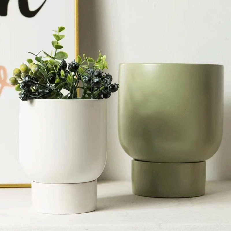 Jardineras Y Macetas Blumentopf Wholesale Nordic Decorative Indoor Orchid Succulent Ceramic Flower Pots & Planters