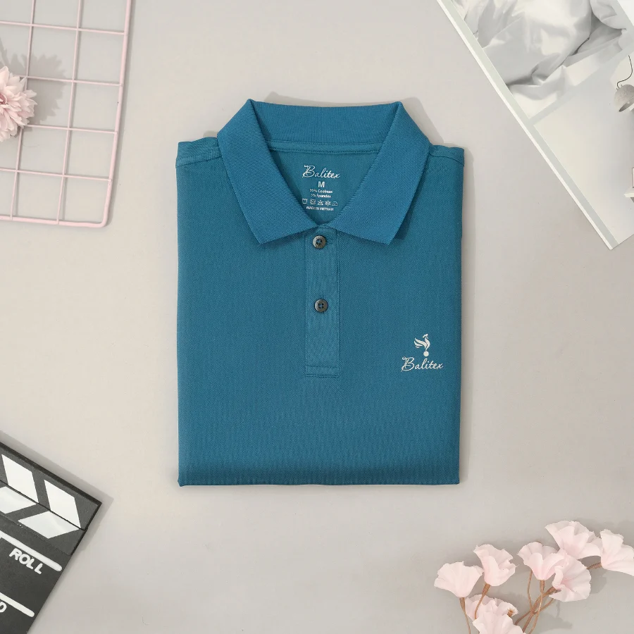High Grade Polo T Shirt Quick Dry Outdoor Sport Graphic Design Carton Box Package Made In Vietnam Manufacturer