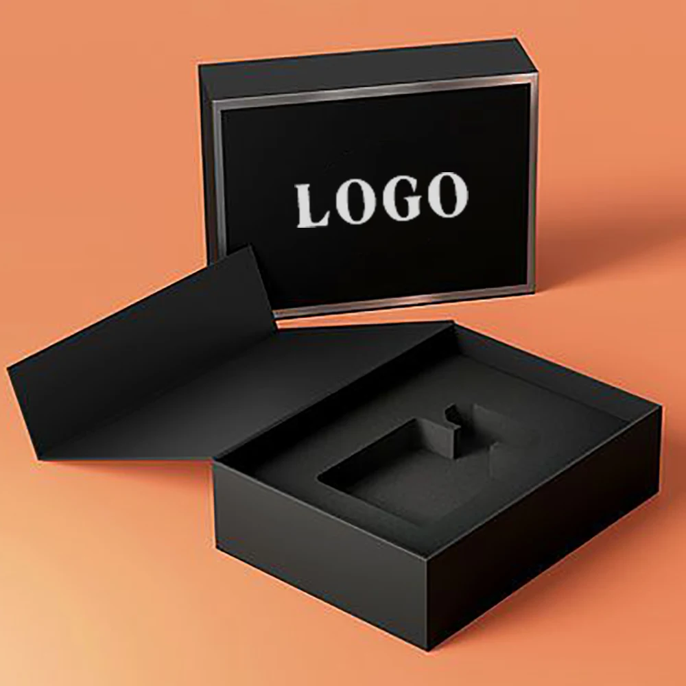 Perfume Paper Packaging Cardboard Book Style Magnet Closure Gift Box for Glass Bottle