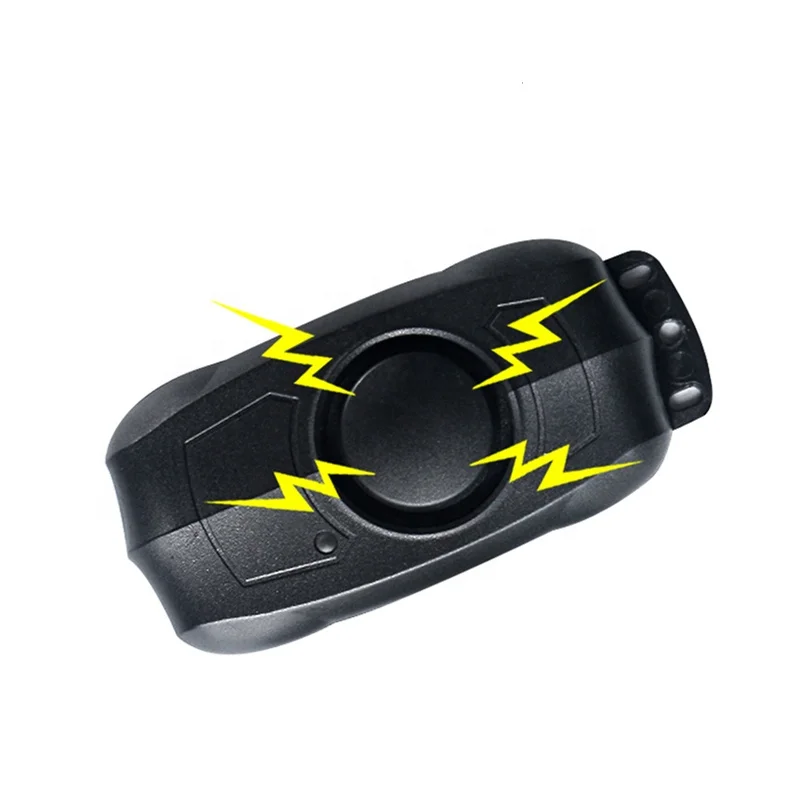 Wireless Anti-Theft Vibration 110dB USB rechargeable Motorcycle Bicycle alarming lock Waterproof Remote Control bike Security