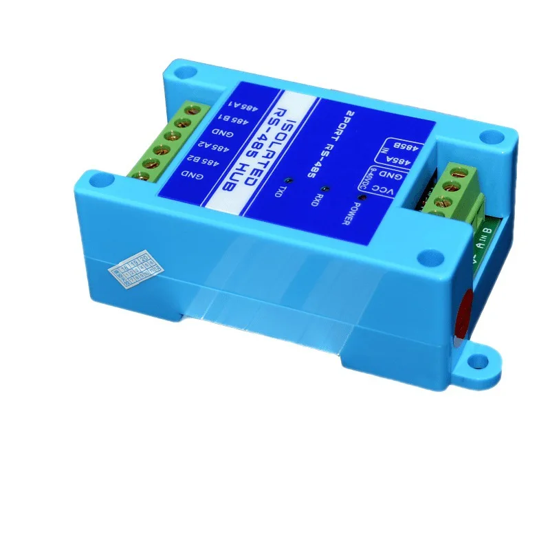 JPX-6021 USB signal amplifier 2-way 485 repeater 1-in-2 photoelectric isolation RS485 hub