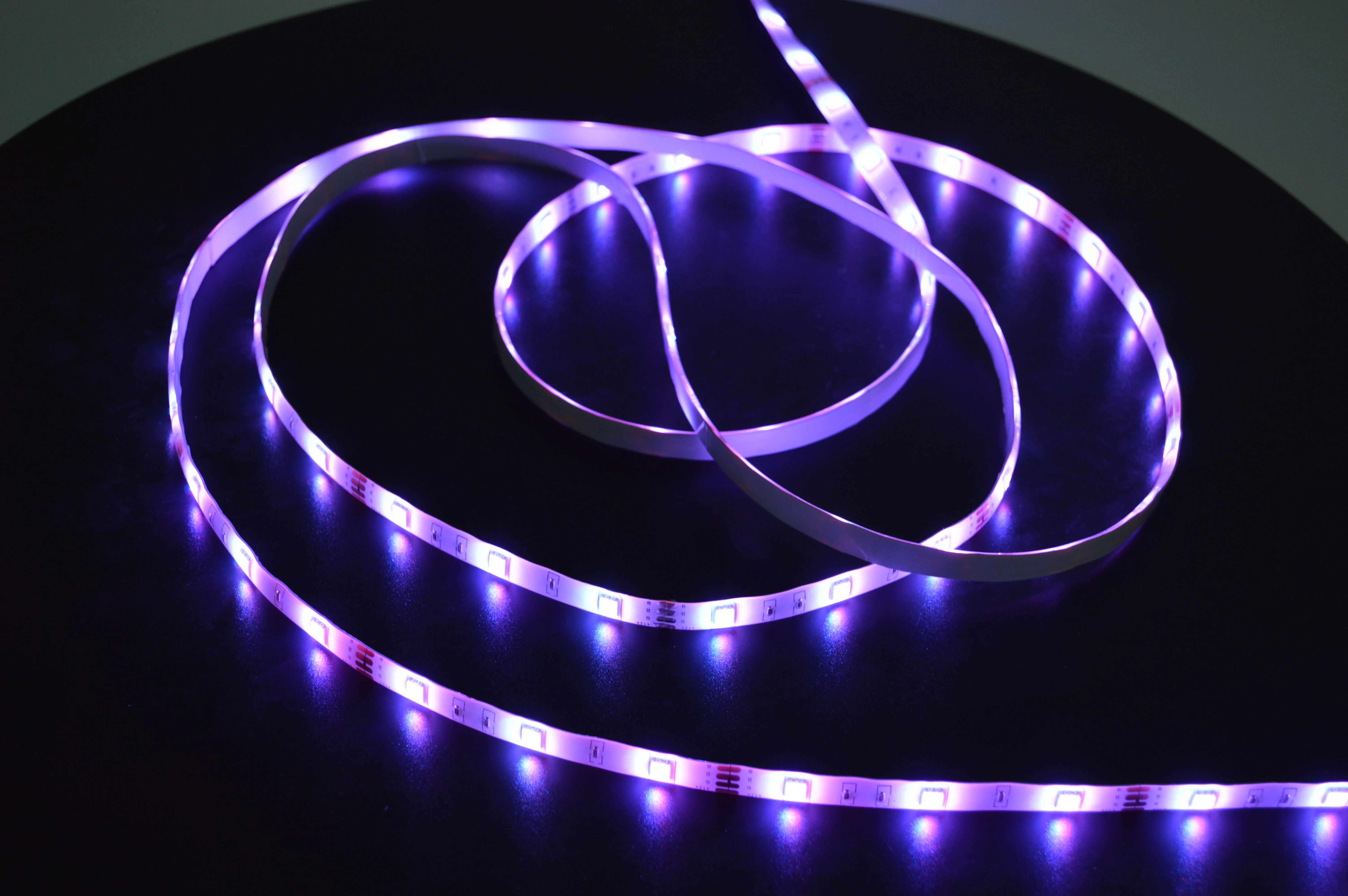 Room LED Strip Lights OEM Luces Remote Control Tira Luces RGB Led Copper Bluetooth APP Remote for Bar 5m DC 12V Led Ws2801 30000