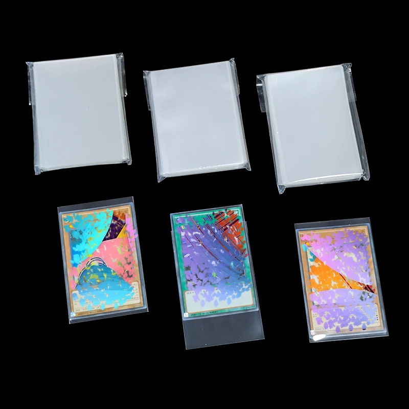 Custom Print Logo Card Sleeves Sports Penny Sleeves Inner Perfect Fit Trading Game Sports Protector Transparent Clear
