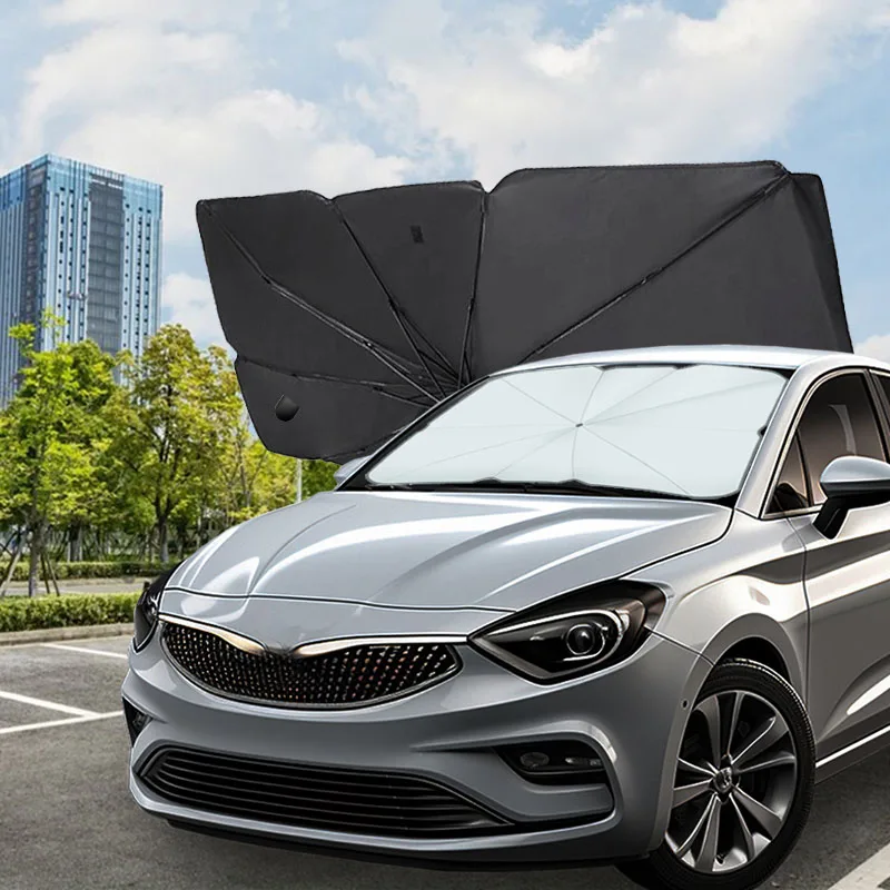 Custom logo UV protection Heat isolation car Sun Shade Umbrella  For Windshields