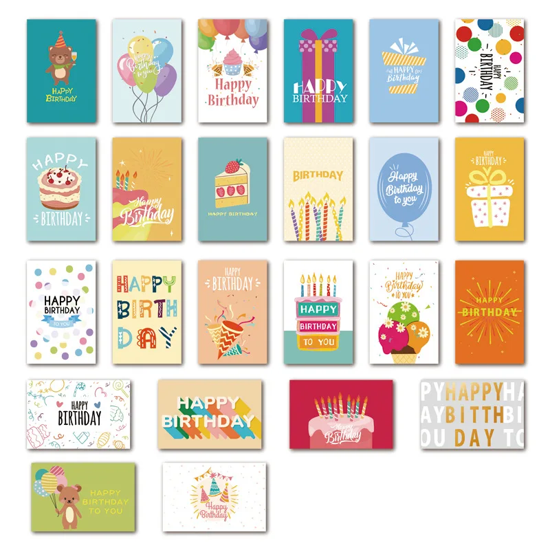 Custom High quality greeting cards happy birthday greeting cards best wishes greeting card