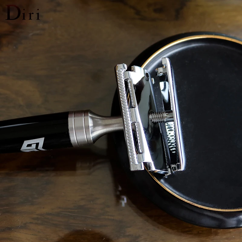 Twin Edge Acrylic Shaver with Private Logo Safety Shaving Brush Razor for Man