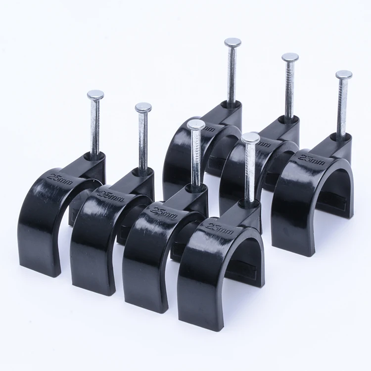 Professional Manufacturing Various Colours are Available Durability Round Cable Clips