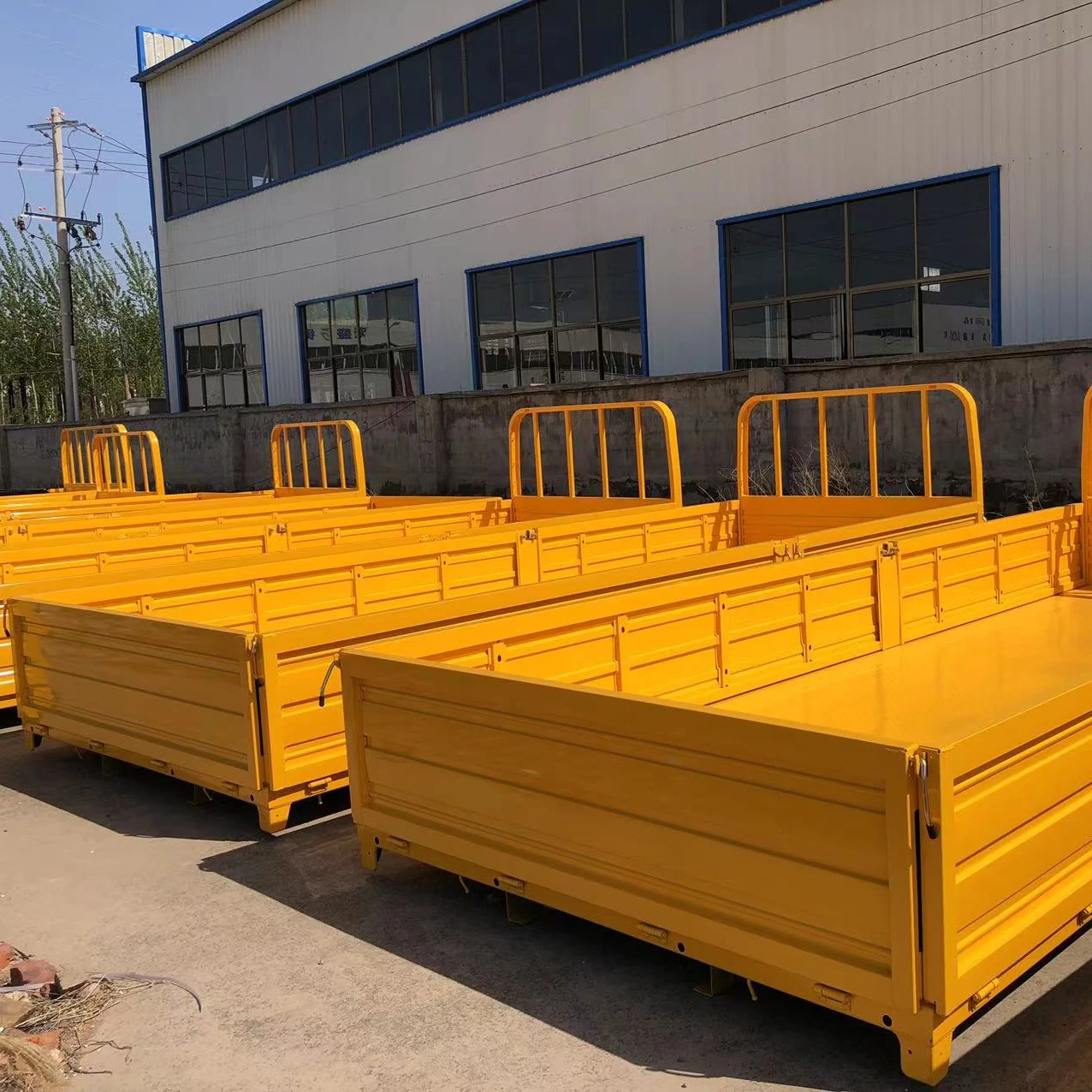 Customized Standard Drop-side Truck Body Flat Cargo Truck Bed Aluminum/steel Dump Truck Body Cargo Bed Box