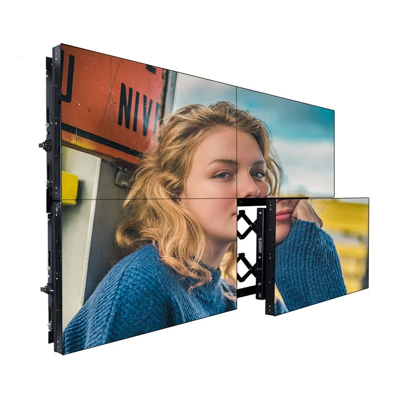 LOFIT LG panel 49 55 inch 2x2 2x3 3x3 1.7mm multi-screen videowall ultra-narrow bezel display did LCD video wall monitors