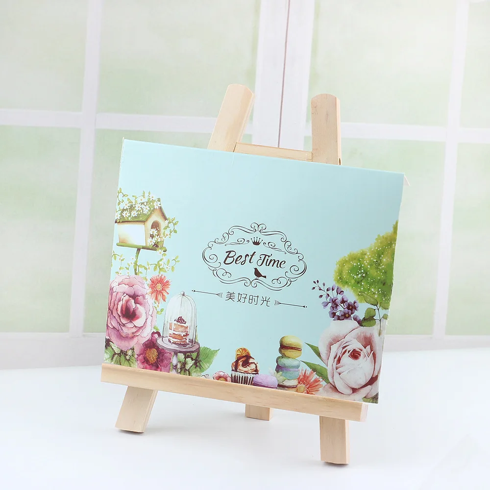 15*20cm Artwork Display Studio Stand Artist Miniature Wooden Easel Photo Oil Painting Display Stand