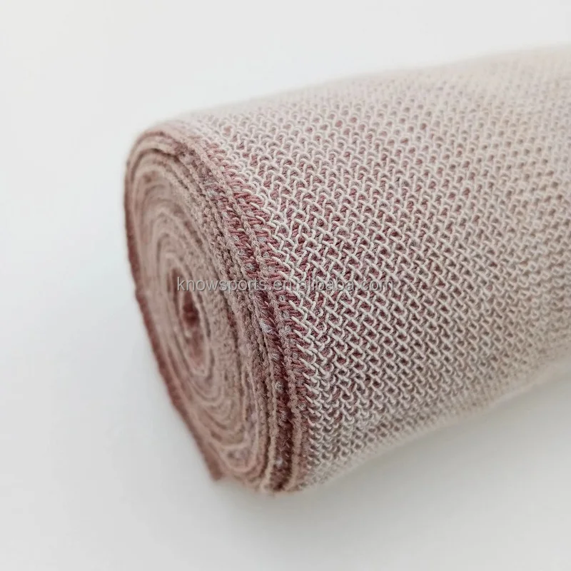 Compression Bandage with 45% Stretch, 66% Cotton & 34% Polyamide, 10cm Wide x 5m Long Roll