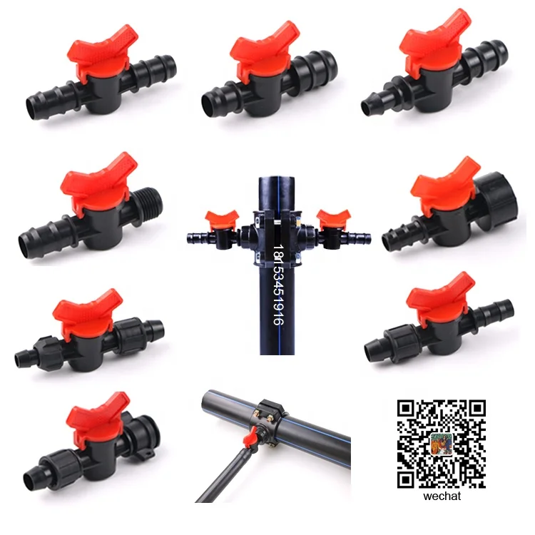Agriculture Farm Garden Irrigation Mini Valve for PE Pipe