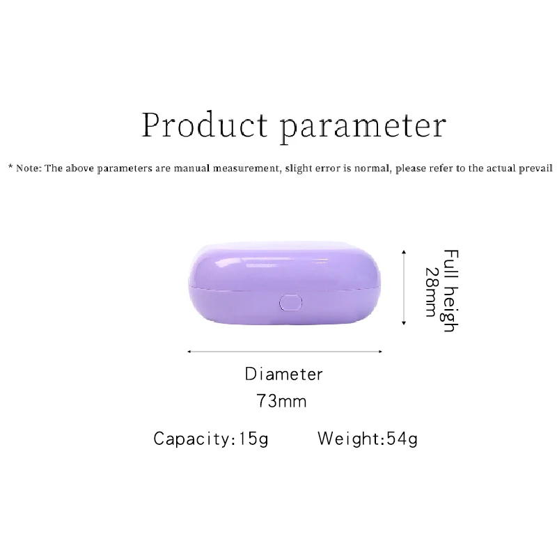 Custom luxury air cushion Box empty square compact powder container 15g air cushion case cushion blush foundation case