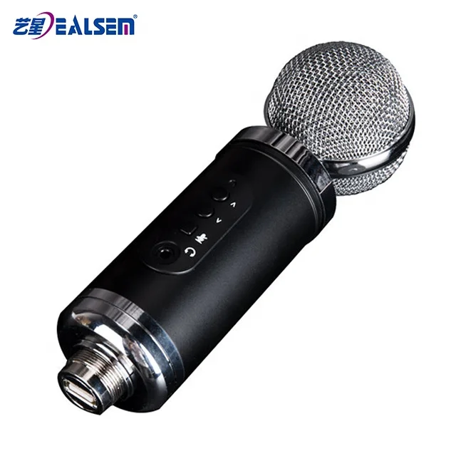 Manufacturer Wholesale Handheld Gaming Microphones USB Noise Cancelling Recording Microphone For Tiktok Live Streaming