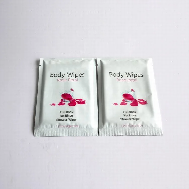 Customised or unscented antibacterial 100% cotton shower wipes the body wipe removes sweat dirt and body odor cleaning