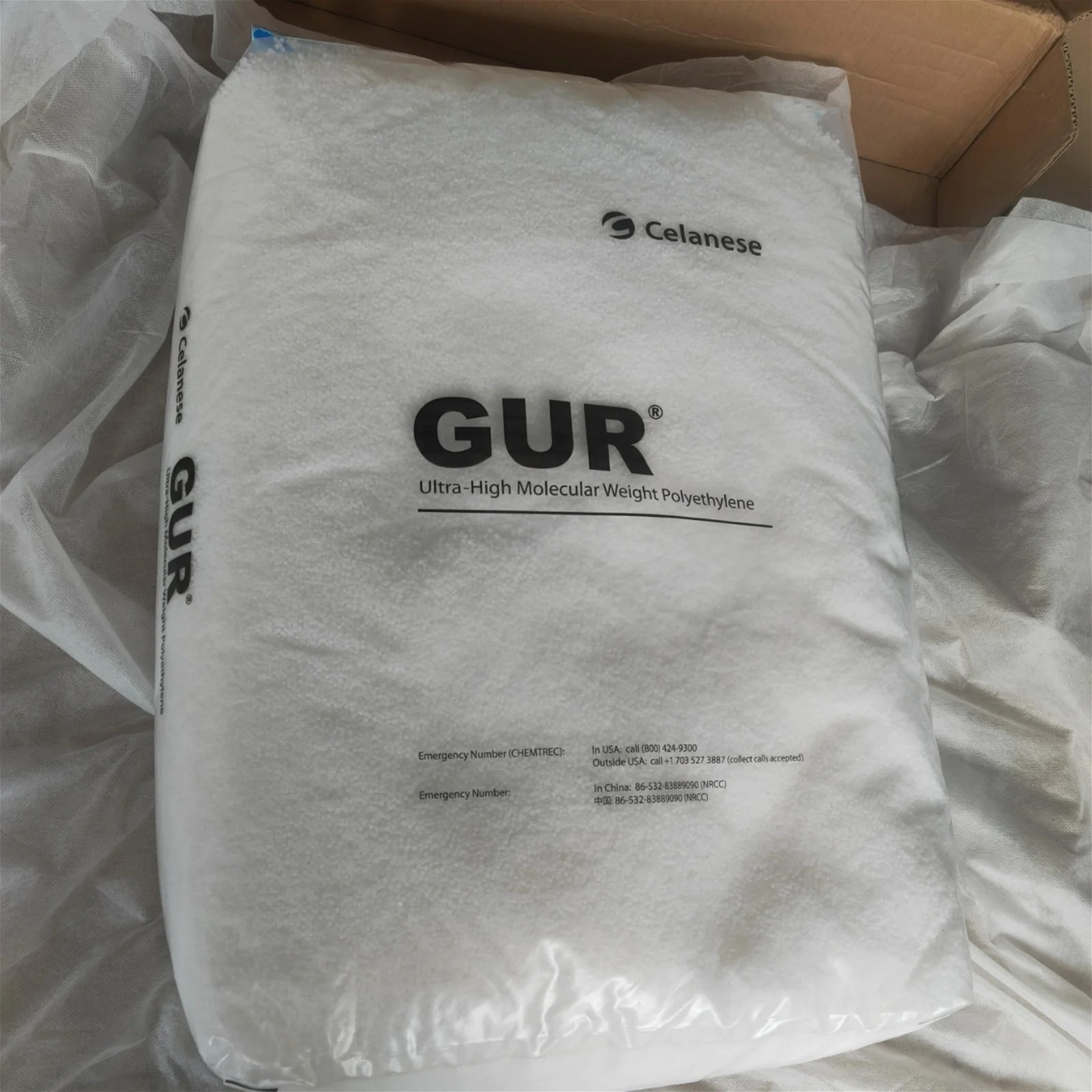 Celanese GUR X 195 Ultra-High Molecular Weight Polyethylene Uhmwpe Powder
