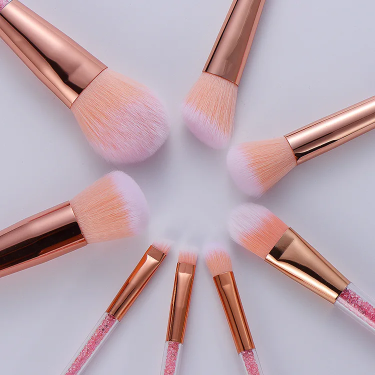 Wholesale Beauty tool set brushes full set of 8 pcs makeup set beginner eye makeup brush