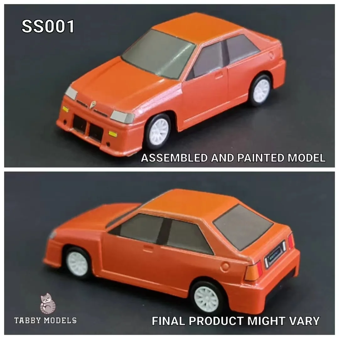 1/64 Adult DIY Hobby Car Toy model with white embryo clear contour line sticker Painting Collect plastic Body GDM Collect Gift