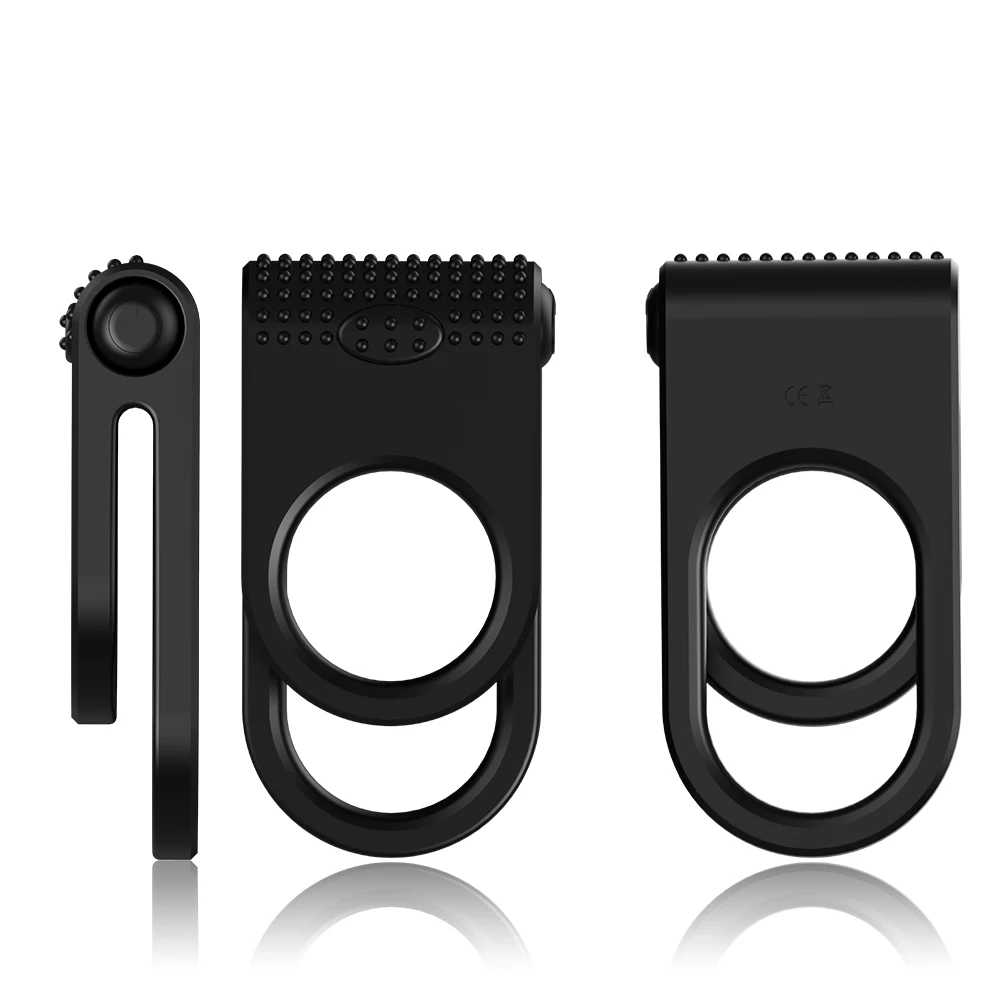 
Hot sale penis loop body safe silicone cock vibrate rings sex toys gay men sexual stimulator 