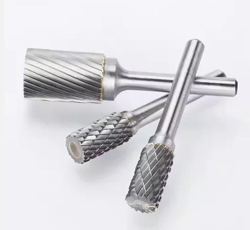 High quality 6mm shank carbide cutting tools single cut tungsten  rotary burr rotary file cutting burrs