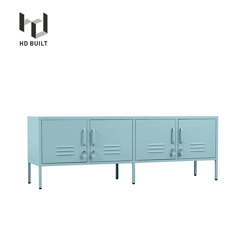 Living room steel cabinet metal TV stand garage cabinets storage metal storage locker modern cabinets
