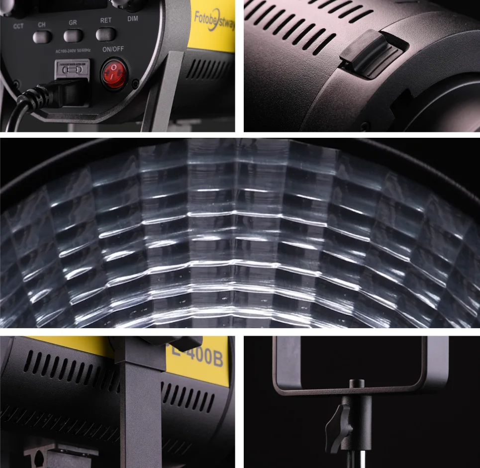 150/200/300/400w Bowens Mount filming continuous Photography 5700k led studio video light lighting equipment