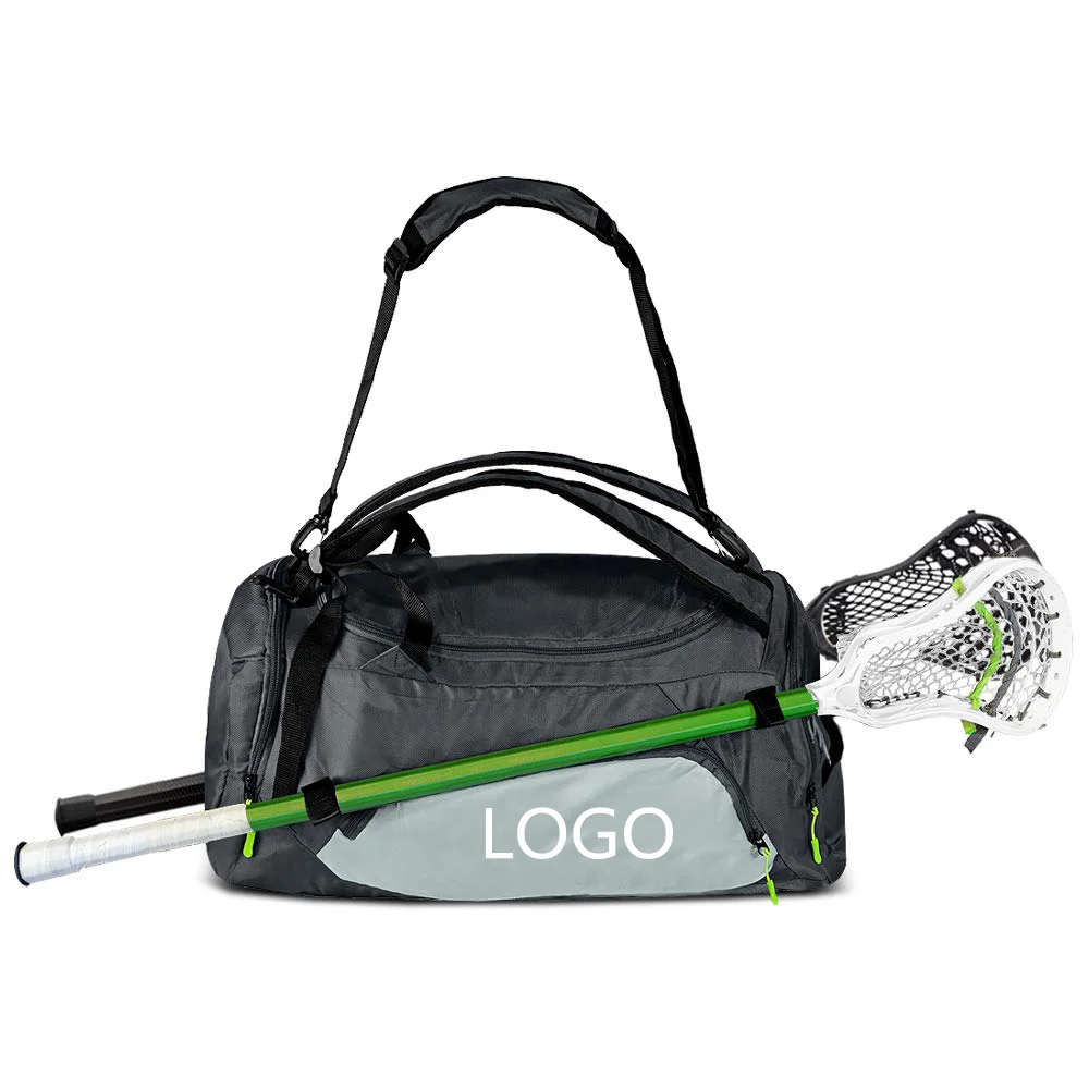 2023 Cheap Price Waterproof  Outdoor Travel Bag Men Women  Lacrosse Bag Use As a Backpack or Duffel Bag with  Holds 2 Sticks