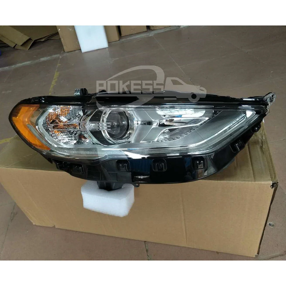 For Ford Mondeo Headlights Scheinwerfer HS7Z13008E HS7313W030AH Headlight Headlamp for Ford Fusion 2017-2019