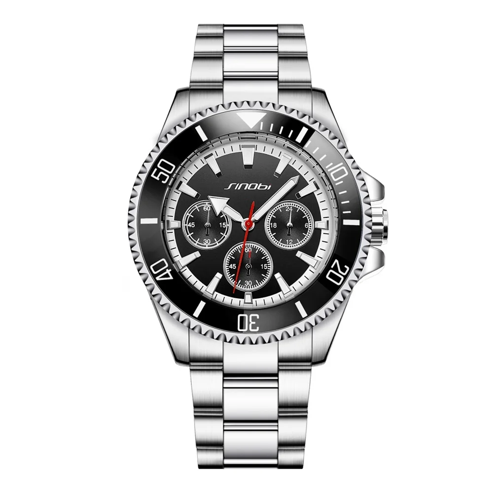 Sophisticated Quartz Watches for Men Luxury wrist watch with Calendar