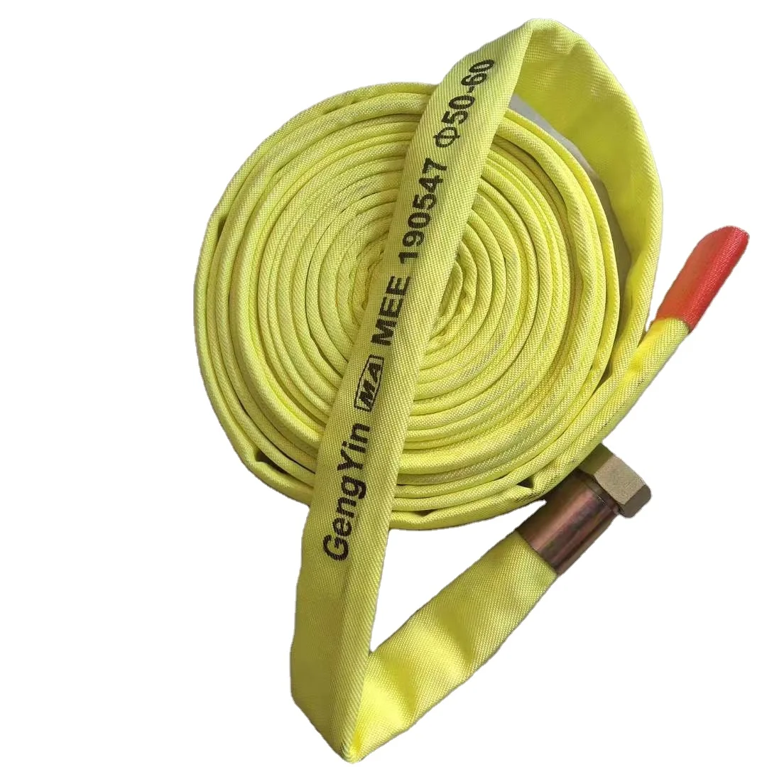 2.5 inch PVC lined fire hose agricultural irrigation pipe canvas pipe