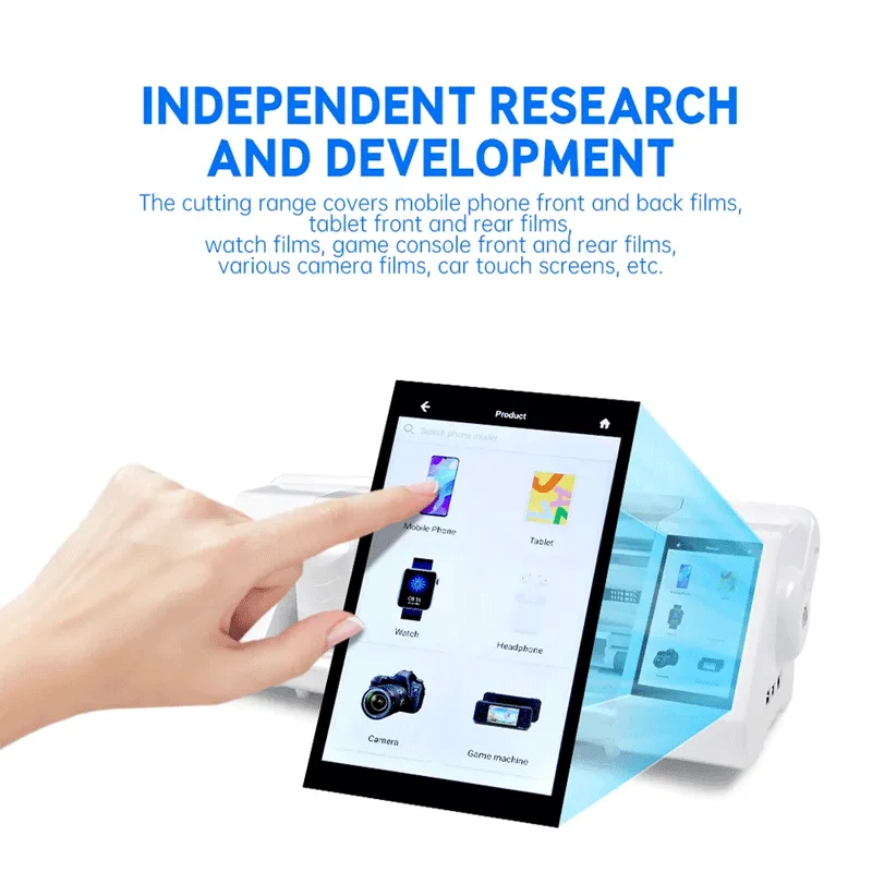 Mobile Phone Back Stickers Skin Cutter Tpu Hydrogel Film Cutting Machine Screen Protector Making Machine