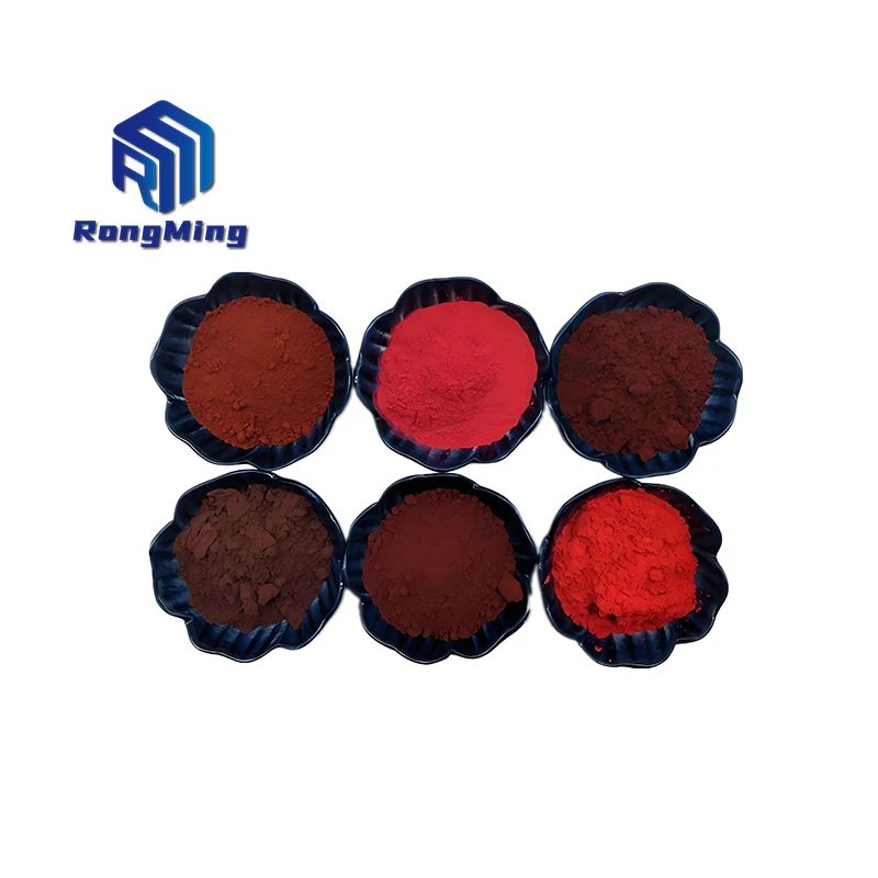 Construction Grade Iron Oxide Pigment Black Red Blue Yellow Powder Colors for Coating and Paint Appearance Powder