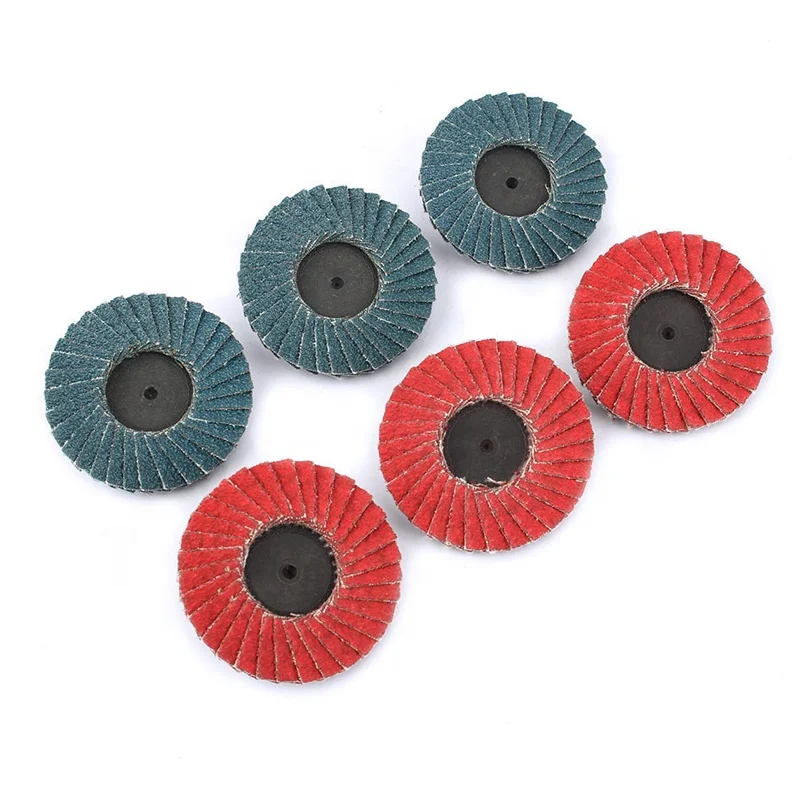 Fantech Type R 2 Inch 50mm  Zirconia Quick change mini flap disc flap wheels for grinding and polishing small area