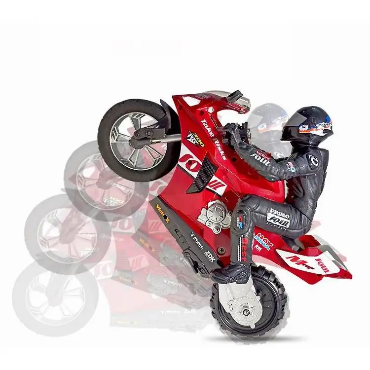 1:6 2.4g remote control self-balancing stunt motorcycle with light and sound rc car toys