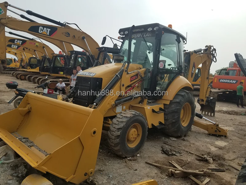 Cheap Used construction machine cat 420 420F2 backhoe loader CATERPILLAR used backhoes cat 420F Tractor backhoe loader